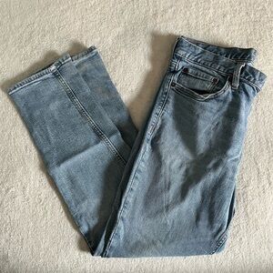 Old Navy Athletic Straight Leg Light Wash Jeans